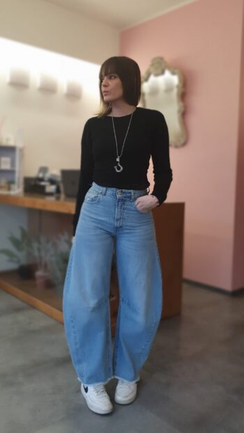 Jeans Banana Lavaggio Chiaro