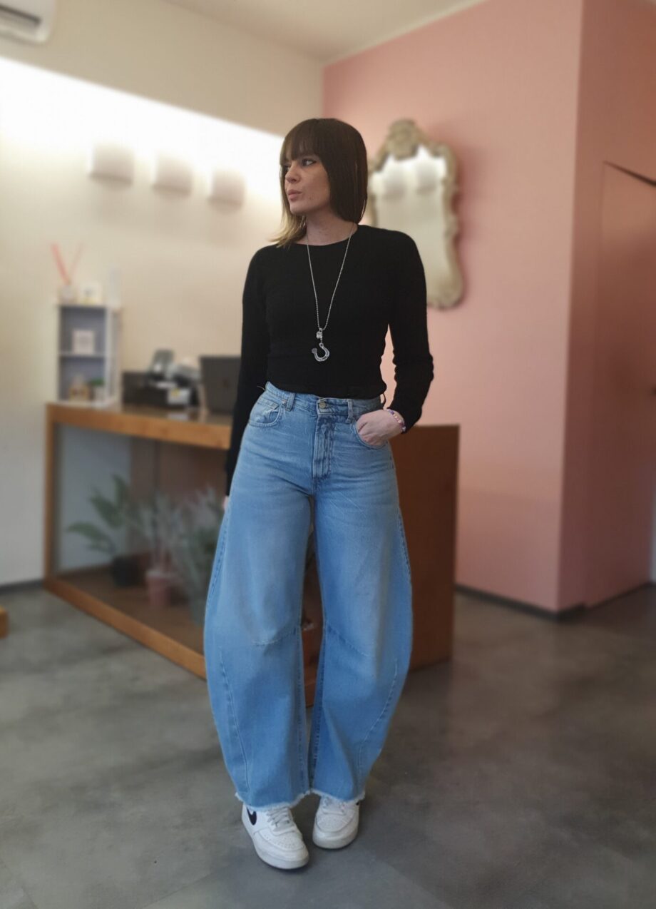 Jeans Banana Lavaggio Chiaro