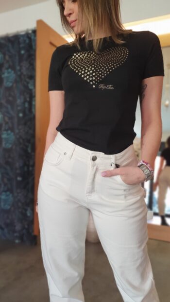 T-shirt Cuore Oro Top-tee